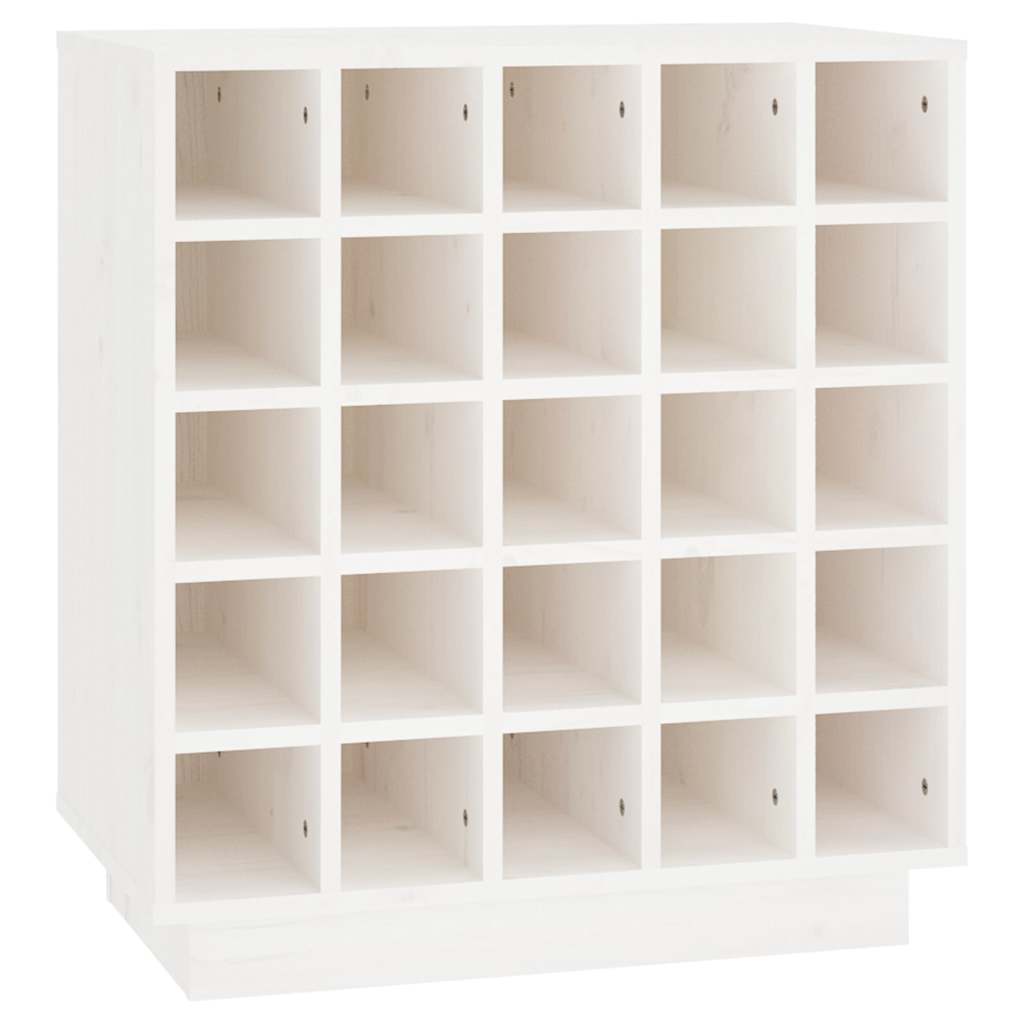 Weinregal 55,5x34x61 cm Massivholz Kiefer