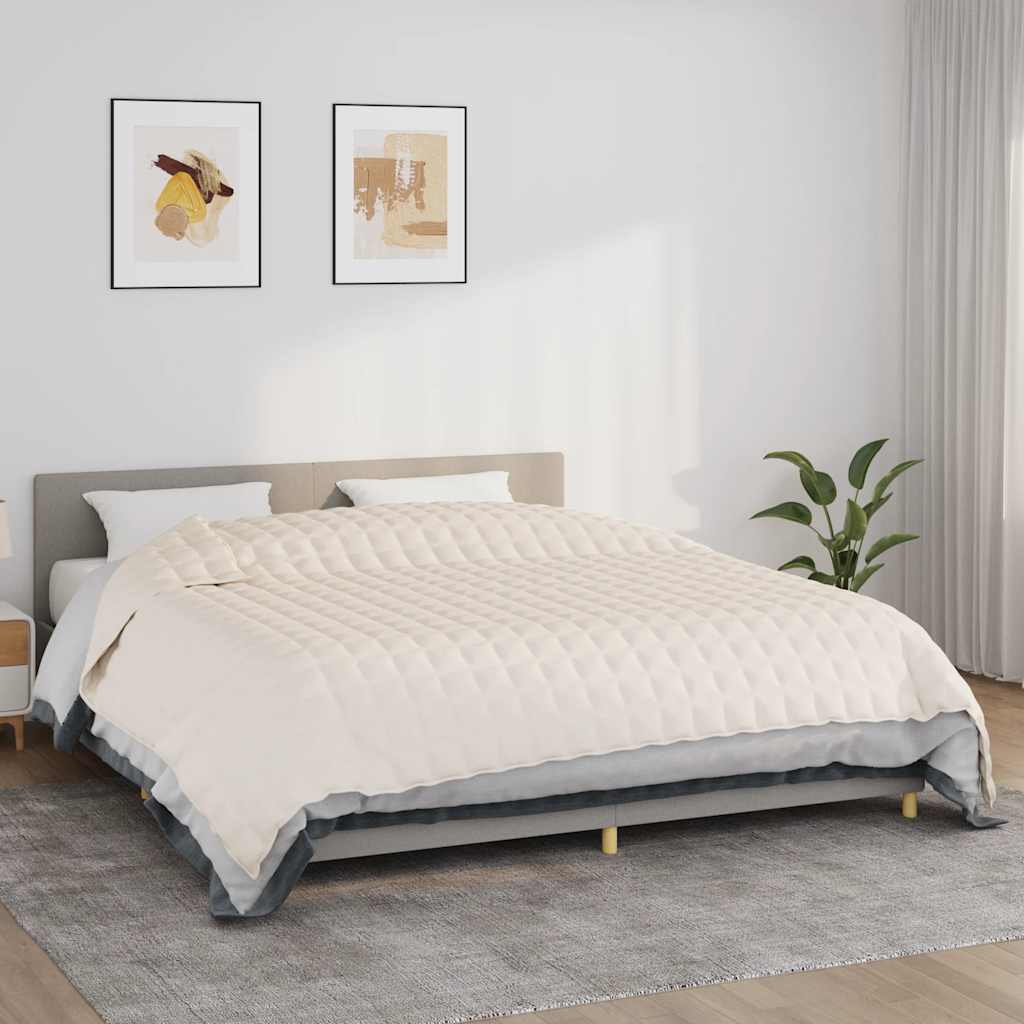Gewichtsdecke Grau 122x183 cm 5 kg Stoff