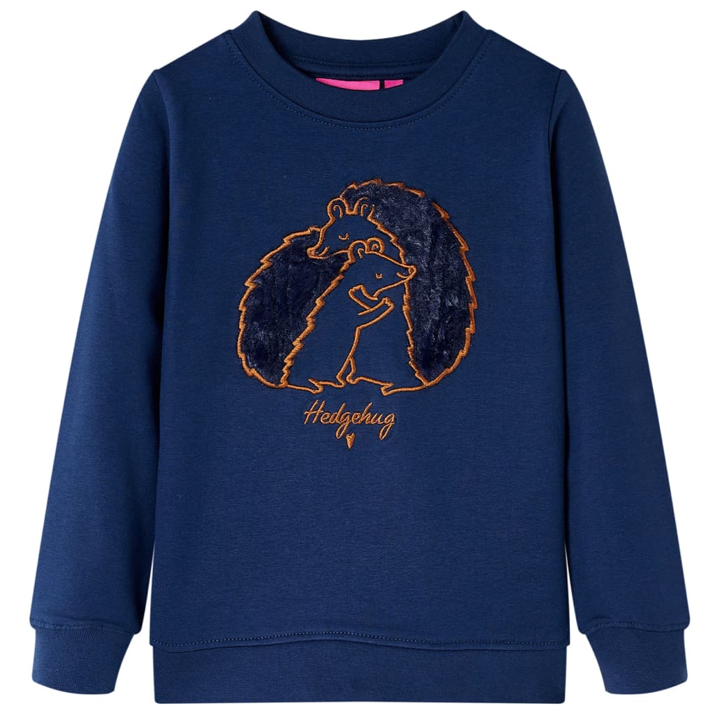Kinder-Sweatshirt Knallrosa 140