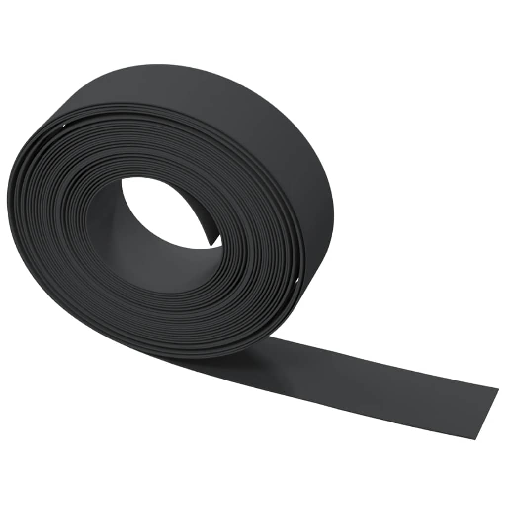 Gartenumrandung 25 m 10 cm PE Grau
