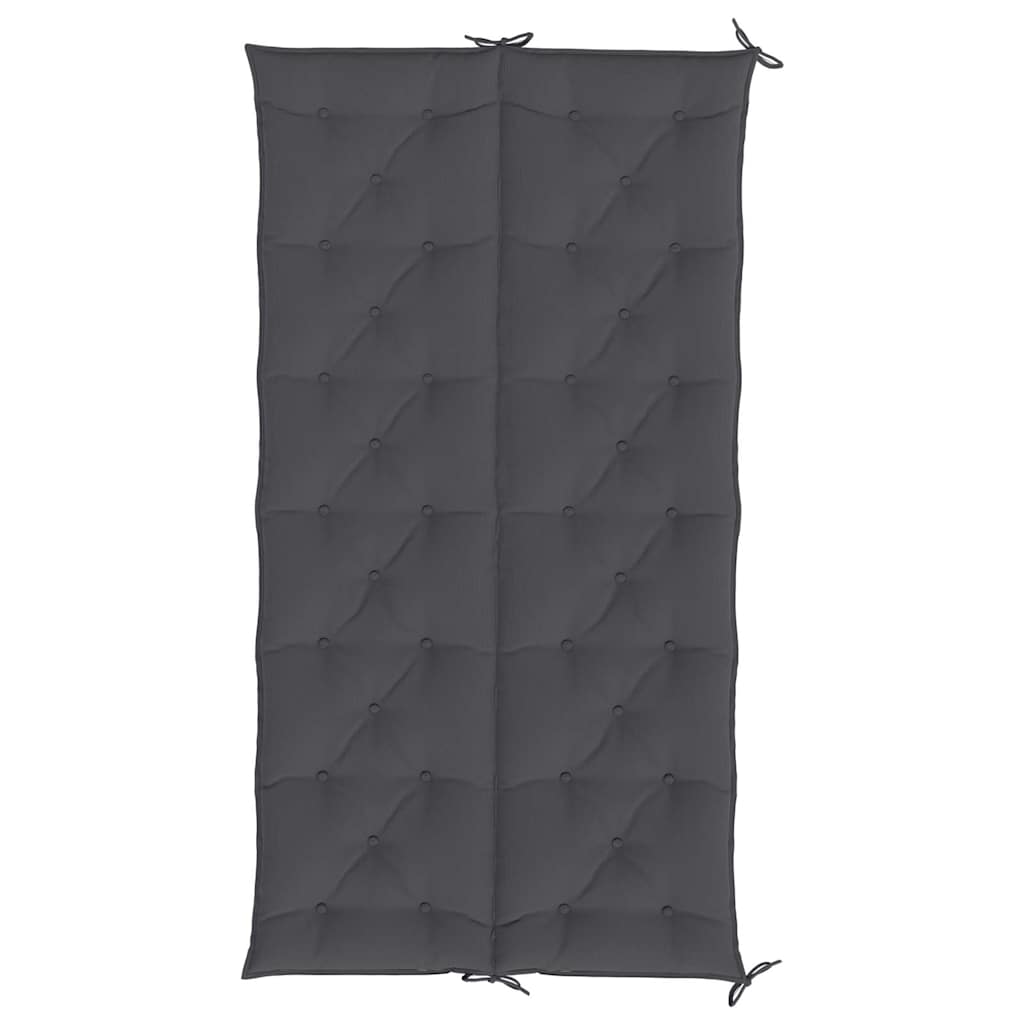 Gartenbank-Auflage Anthrazit 100x(50+50)x7 cm Oxford-Gewebe