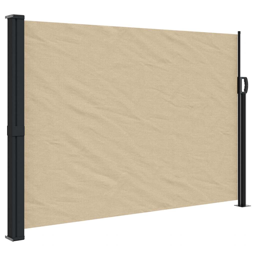 Seitenmarkise Ausziehbar Schwarz 100x300 cm