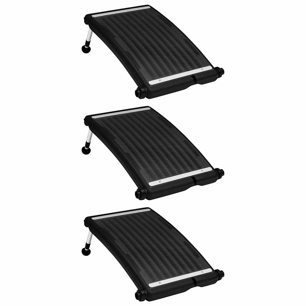 Gebogene Solar-Heizpaneele für Pool 2 Stk. 110x65 cm