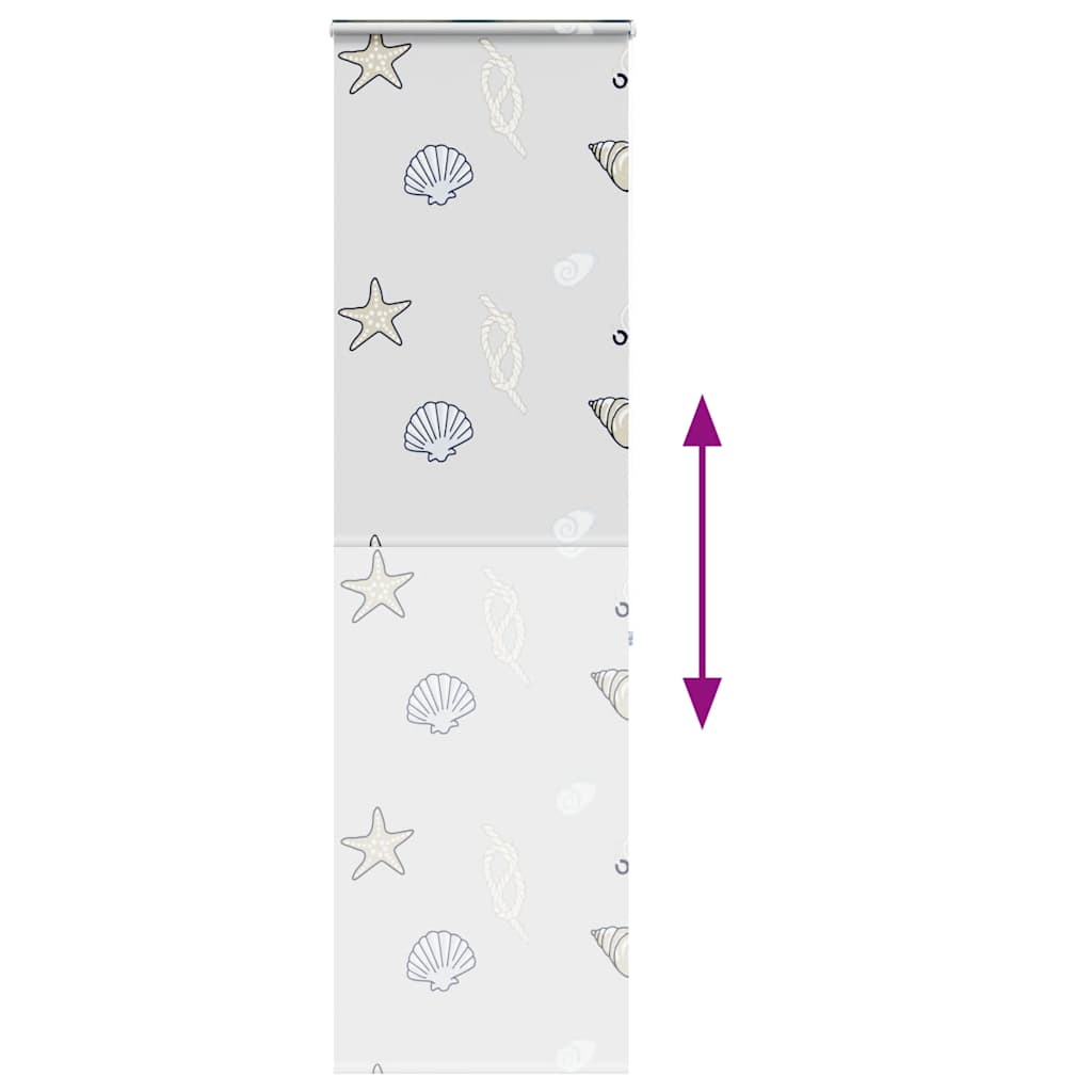 Duschrollo 60x240 cm Stoffbreite 56 cm