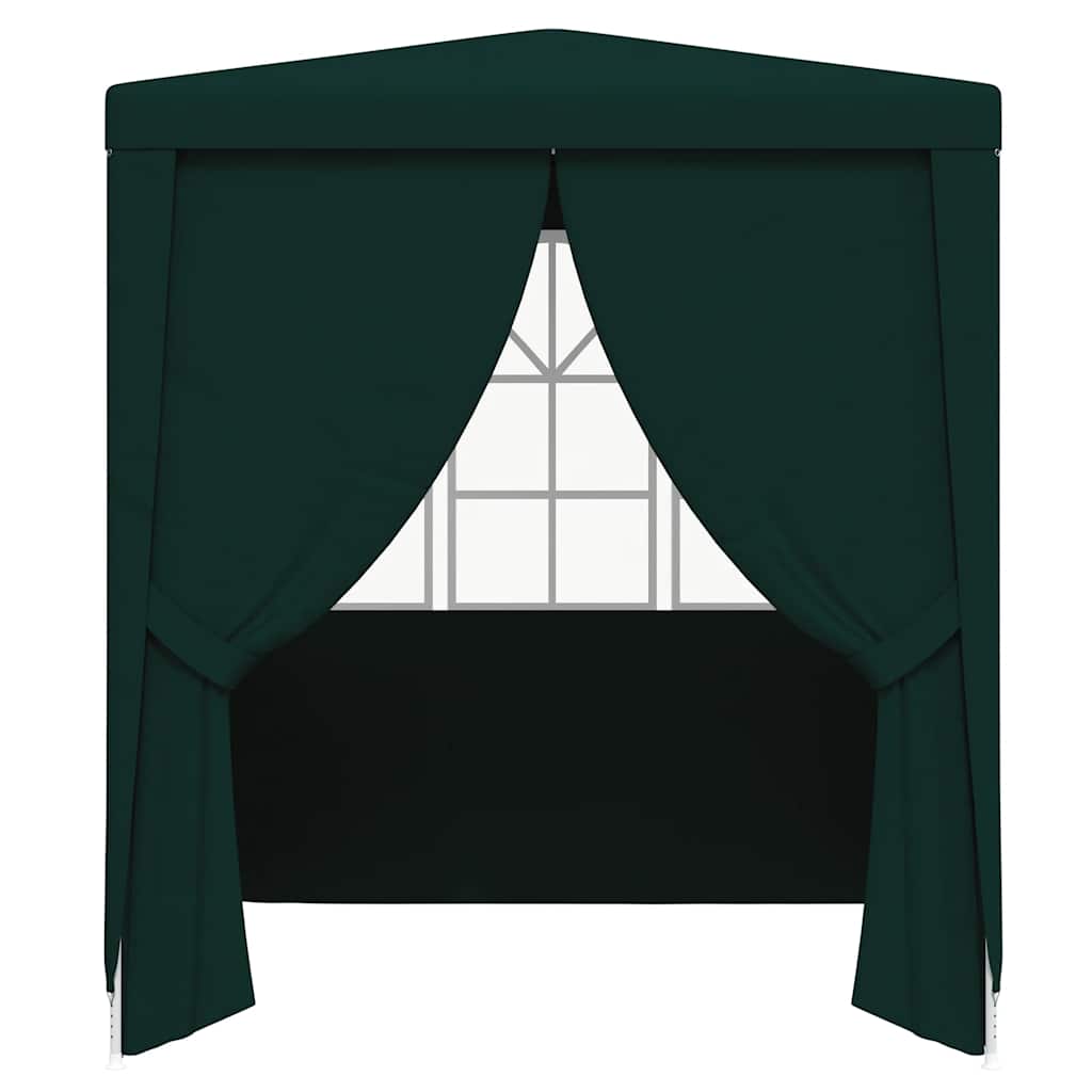 Party-Zelt Rot 200 x 200 x 240 cm PE und Stahl