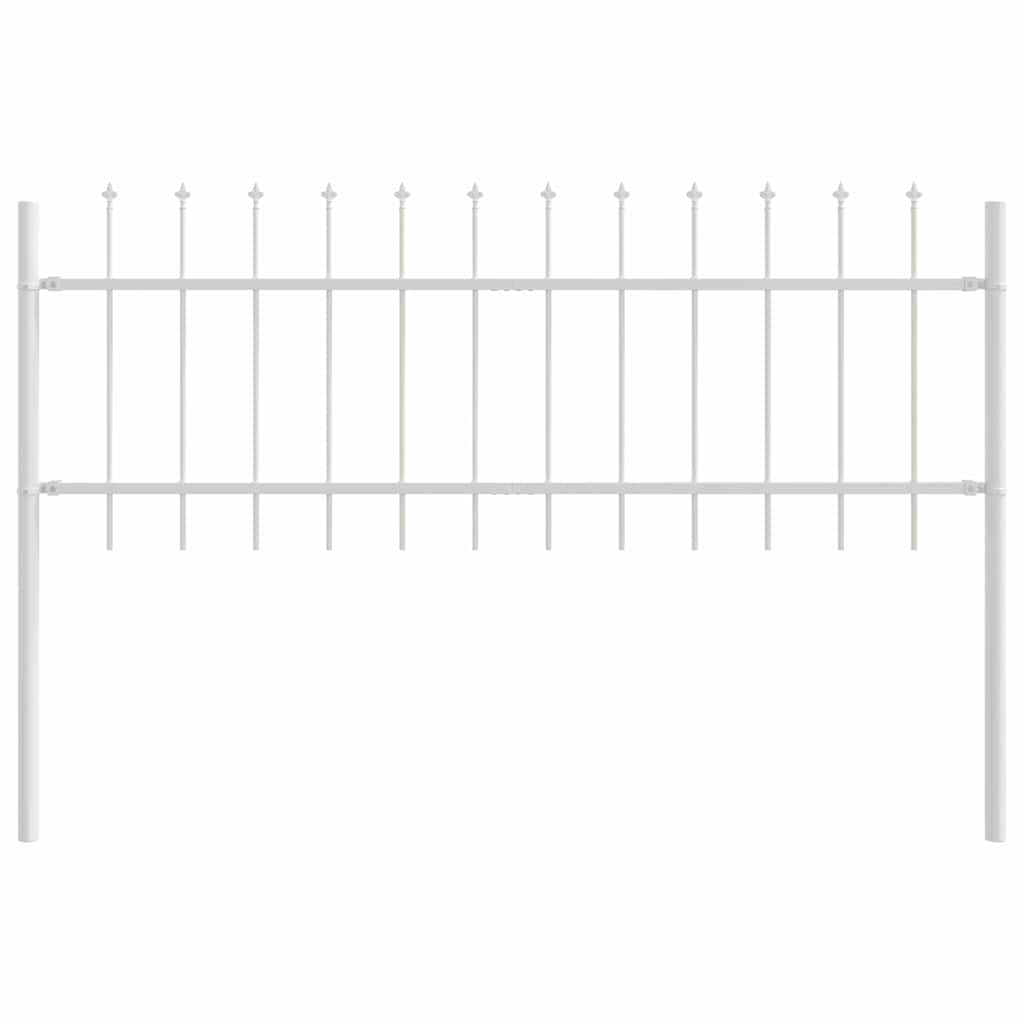 Gartenzaun Woerden mit Speerspitze Stahl 181 x 60 cm Schwarz