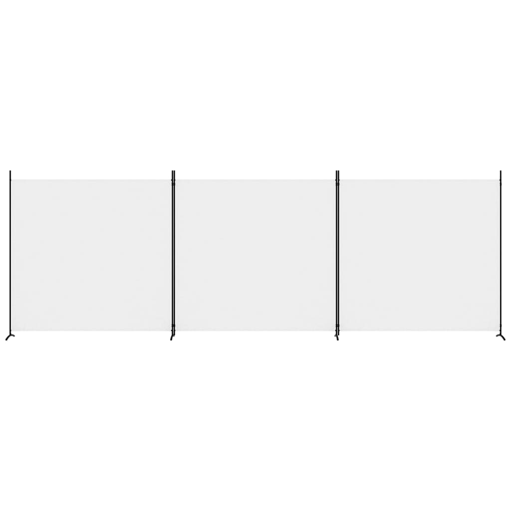 Einzel Panel Raumteiler Beige 175 x 180 cm Stoff