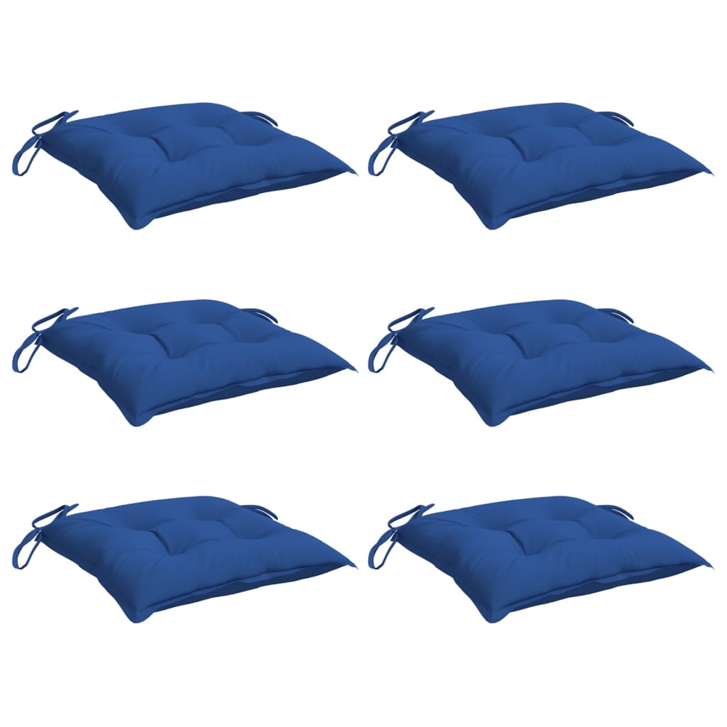 Stuhlkissen 4 Stk. Hellblau 40x40x7 cm Oxford-Gewebe