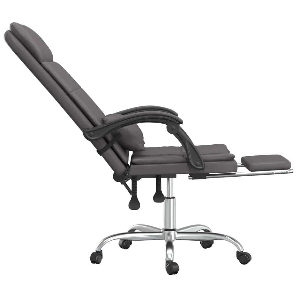 Bürostuhl mit Massagefunktion Schwarz Kunstleder