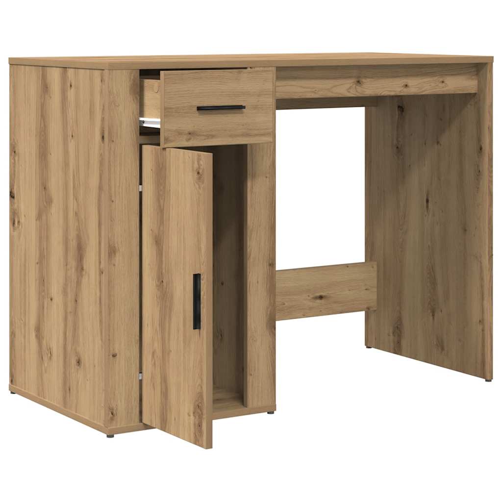 Schreibtisch Weiß 100x49x75 cm Holzwerkstoff