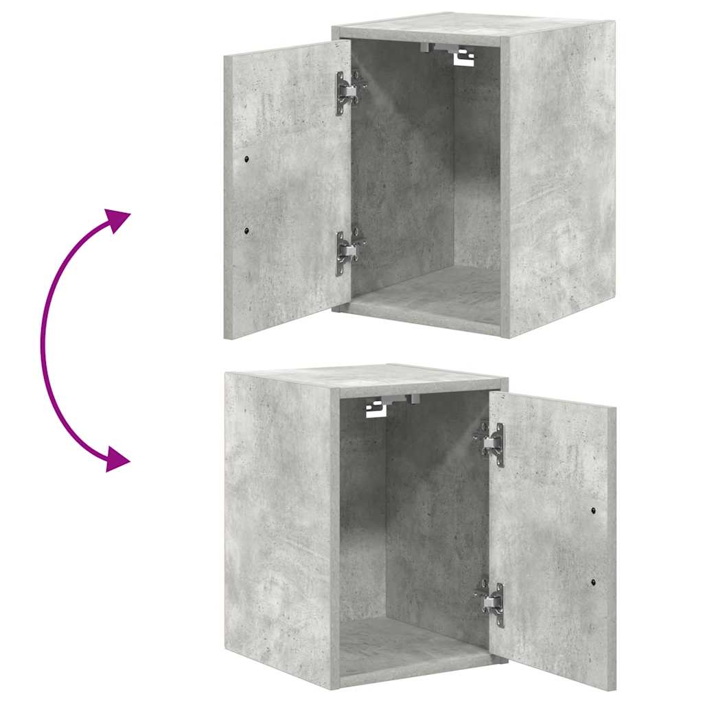 Garagenschränke 2 Stk. Schwarz Holzwerkstoff