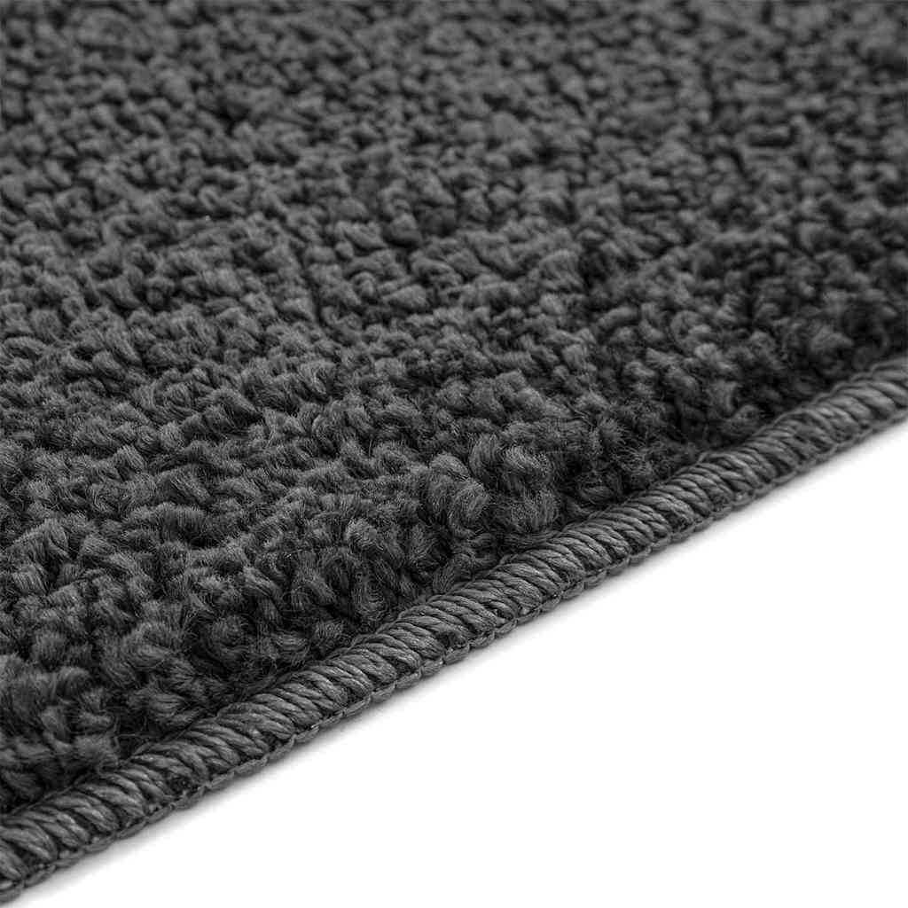 Rutschfeste Badmatte Dunkelgrau 50 x 80 cm PP
