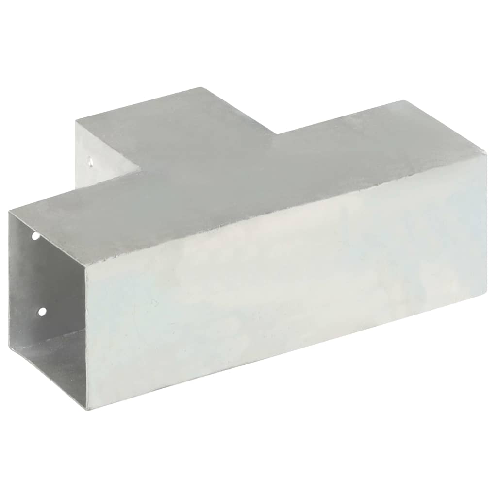 Pfostenverbinder L-Form Verzinktes Metall 71 x 71 mm