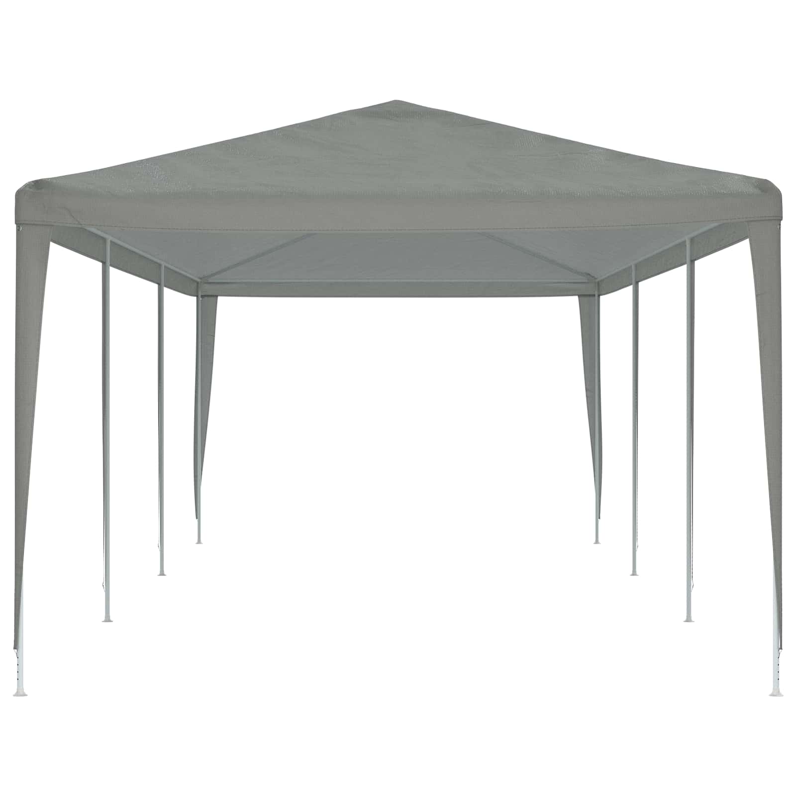 Partyzelt 400 x 300 x 255 cm Rot PE und Stahl