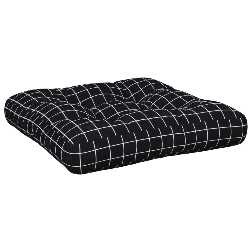 Palettenkissen Blau Weiß Gestreift 58x58x10 cm Oxford-Gewebe