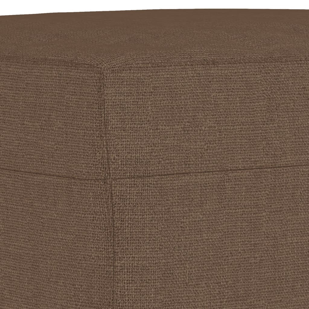 Fußhocker Hellgrau 60x50x41 cm Stoff