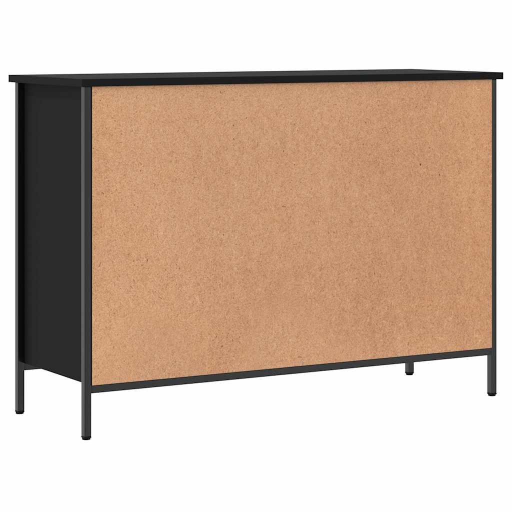 Schuhregal Schwarz 38x35x50 cm Holzwerkstoff