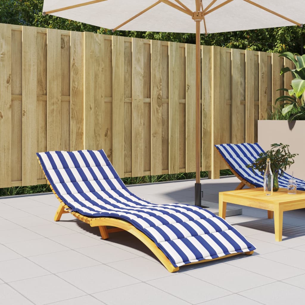 Liege-Kissen Blatt Blattmuster 200 x 70 x 3 cm Oxford-Stoff