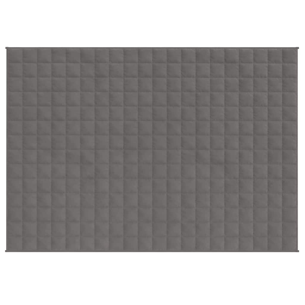 Gewichtsdecke Grau 122x183 cm 5 kg Stoff