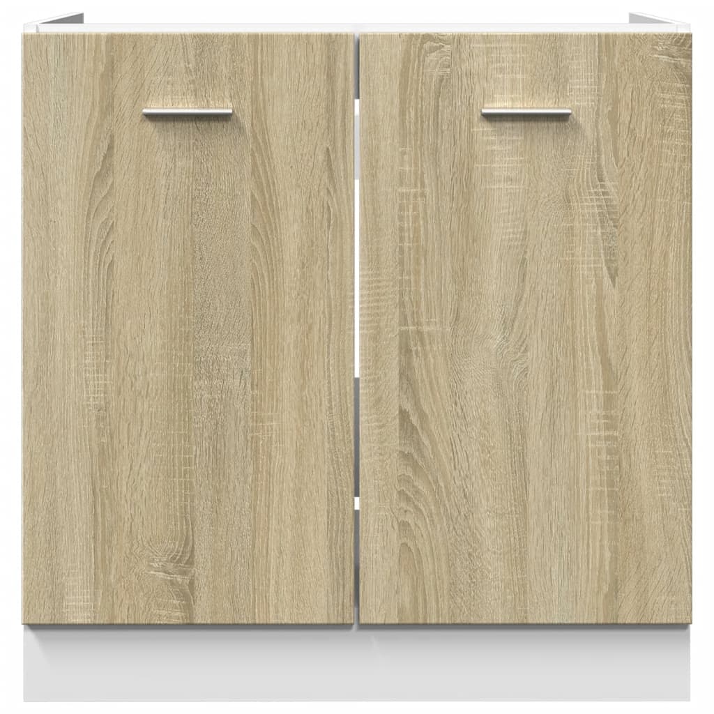 Unterschrank Lyon Weiß 60x46x81,5 cm Holzwerkstoff