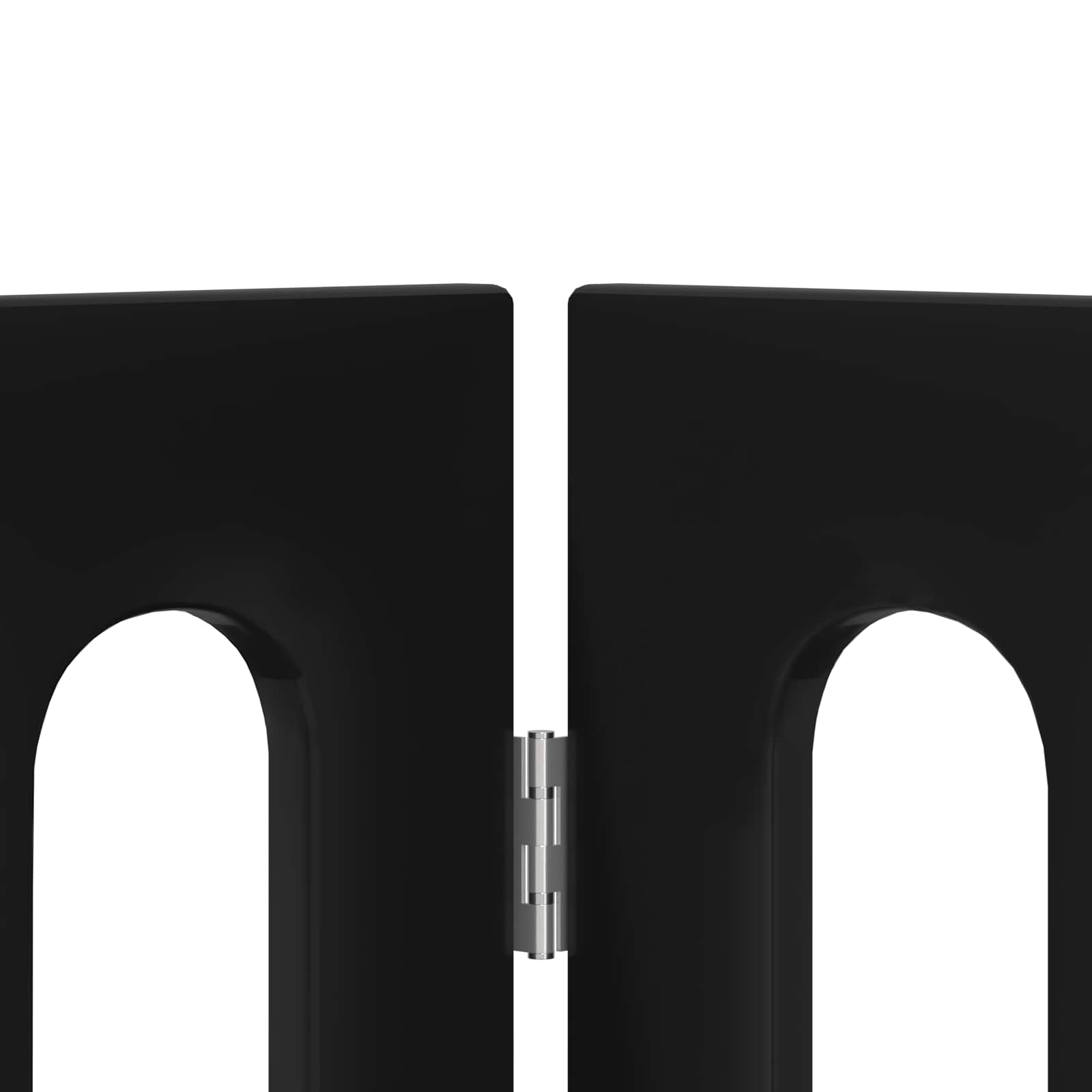 Faltbarer Haustierzaun 2 pcs Weiß 100,5 x 38 x 70 cm