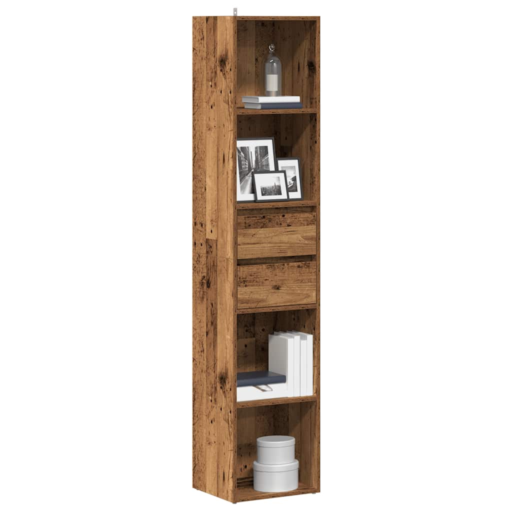 Bücherregal Weiß 36x30x171 cm Holzwerkstoff