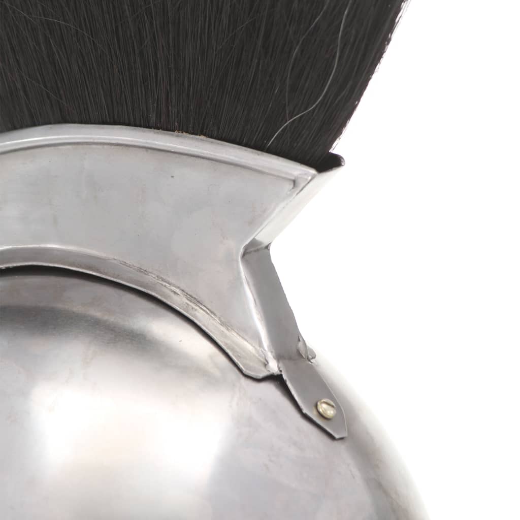 Preußische Pickelhaube Antik Replik für LARP Schwarz Stahl