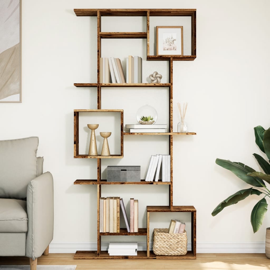 Bücherregal Weiß 92x29x188 cm Holzwerkstoff