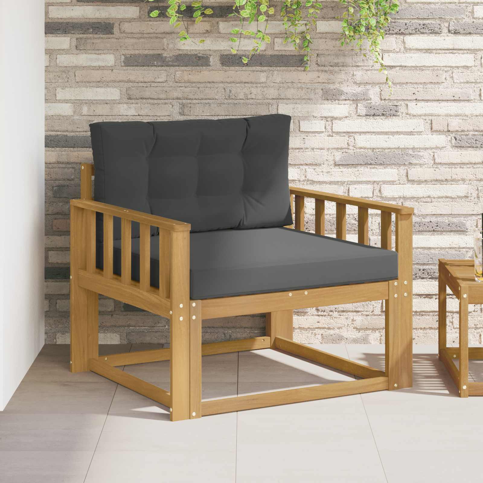 Outdoor Mittelsofa Natur