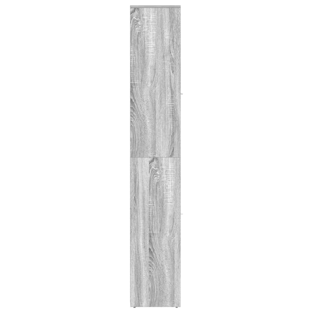 Badezimmerschrank Weiß 30x30x183,5 cm Holzwerkstoff