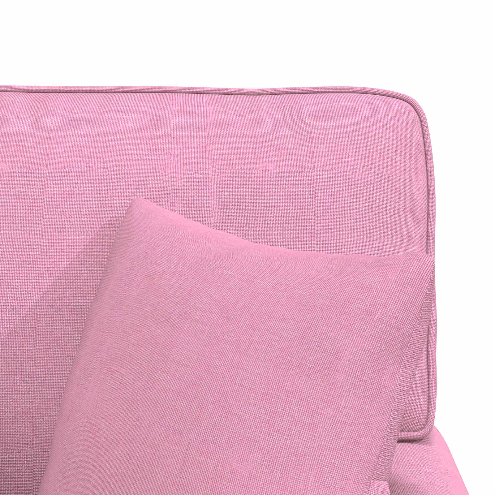 Chaise Lounge mit Rock mit Kissen 3 pcs Hellgrau Stoff