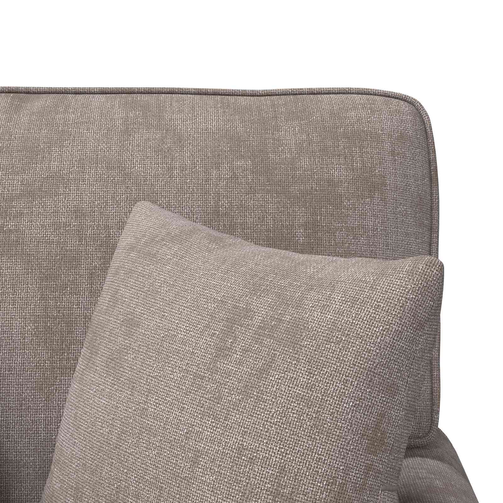 Chaise Lounge mit Rock mit Kissen Creme 157 x 91 x 91 cm ARES