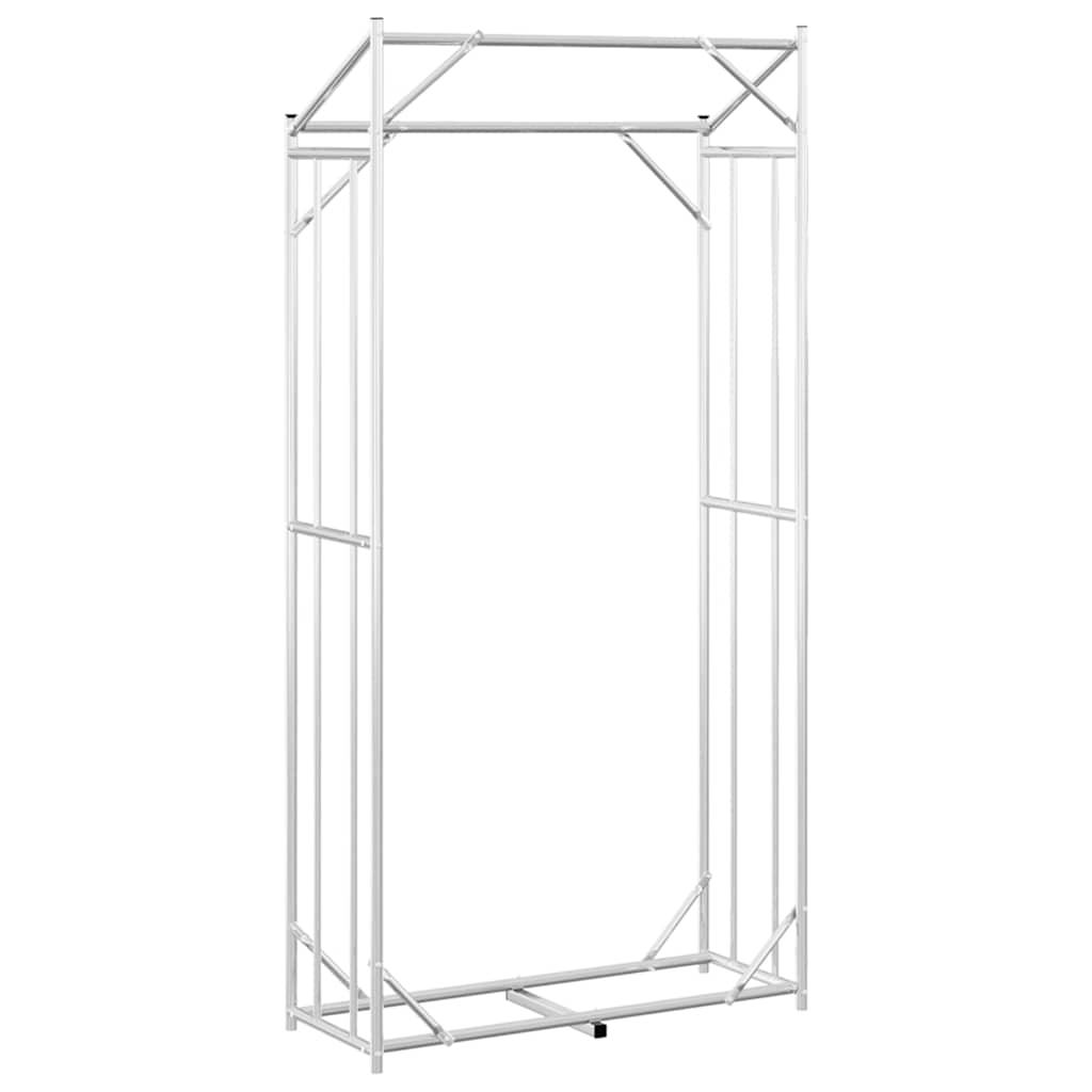 Brennholzregal mit Regenschutz 100,5x40,5x110,5 cm