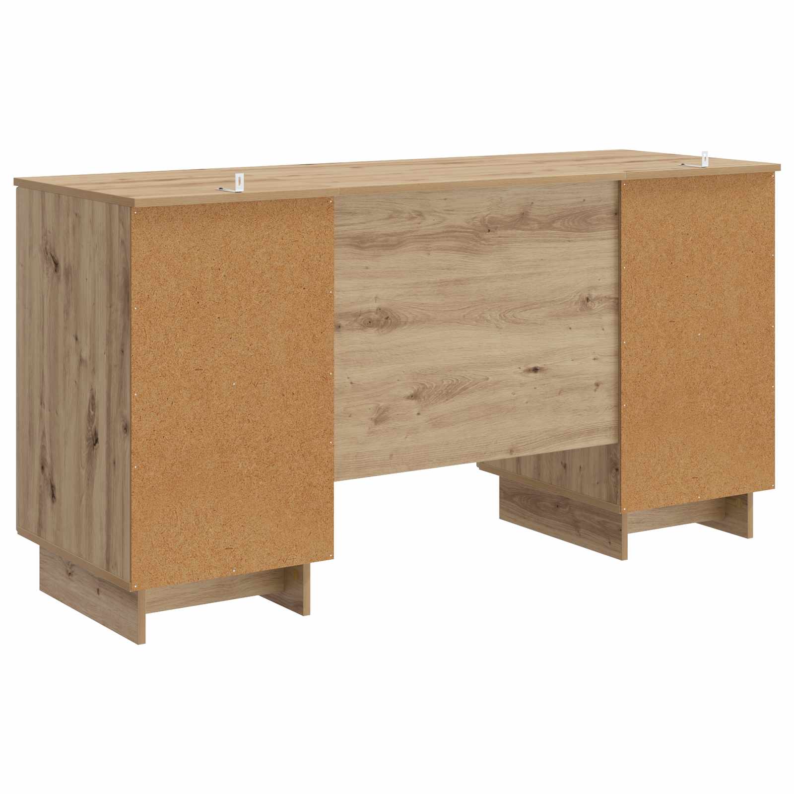 Schreibtisch Schwarz Holzwerkstoff 142,5 x 50 x 75 cm