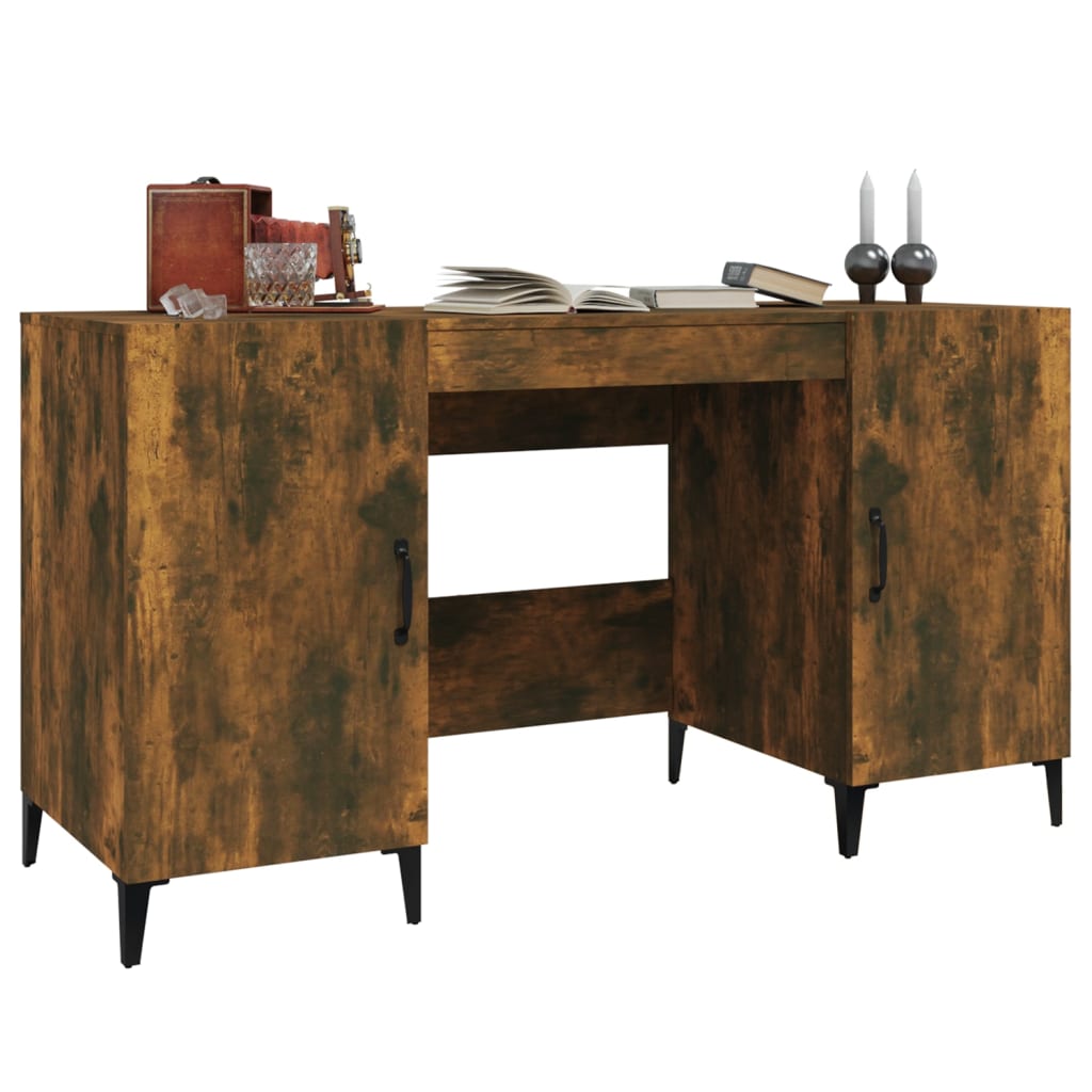 Schreibtisch mit Tür Altholz 140 x 50 x 75 cm Holzwerkstoff