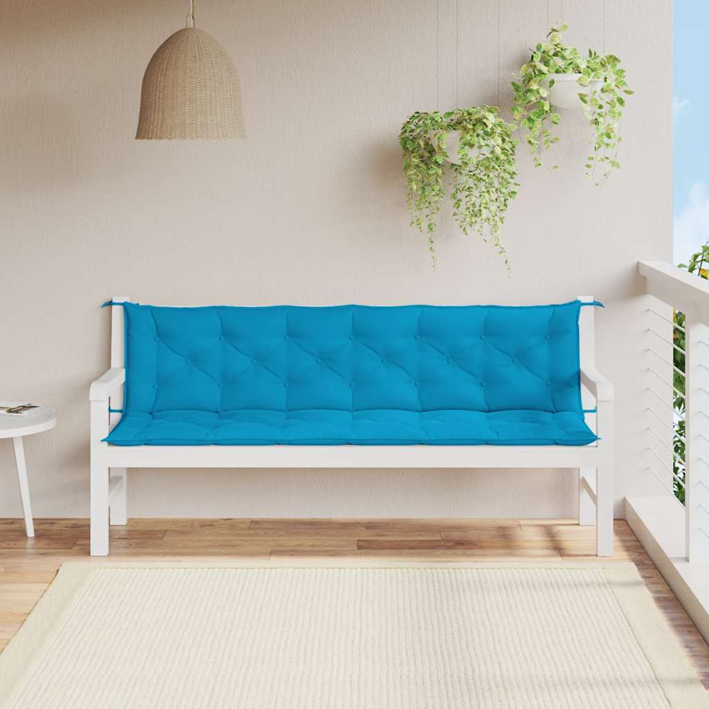 Gartenbank-Auflage Anthrazit 100x(50+50)x7 cm Oxford-Gewebe