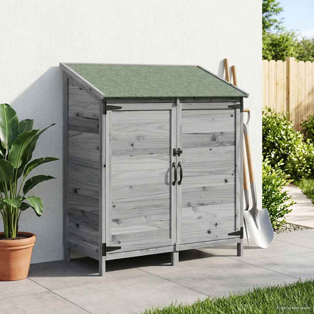 Gartenschuppen Natur 59 x 56 x 113,5 cm Massivholz aus Fichte