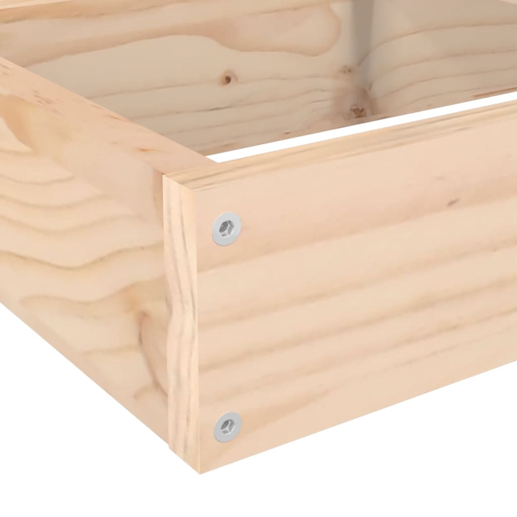 Pflanzentreppe 4 Stufen 80,5x79x36 cm Massivholz Kiefer