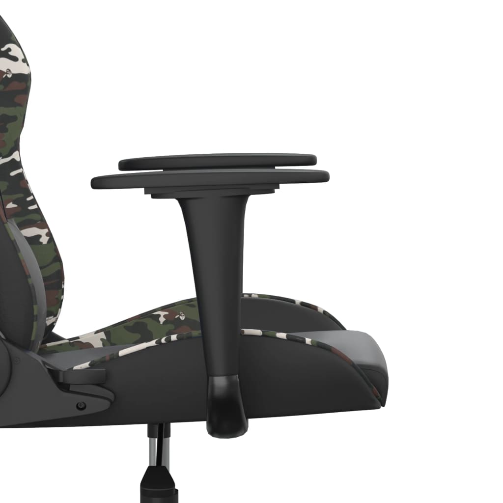 Gaming-Stuhl mit Massagefunktion Schwarz und Rot Kunstleder