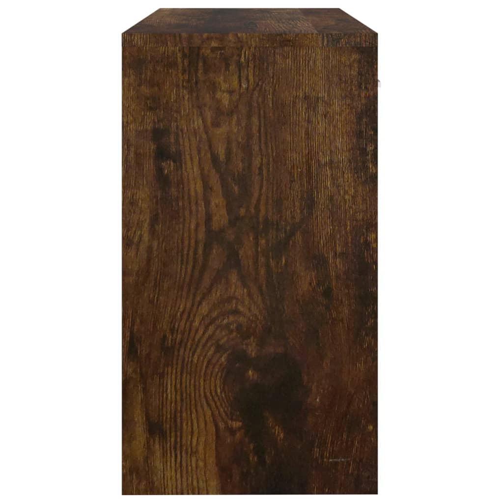 Schreibtisch mit Schublade und Schrank Eiche 100x40x73 cm