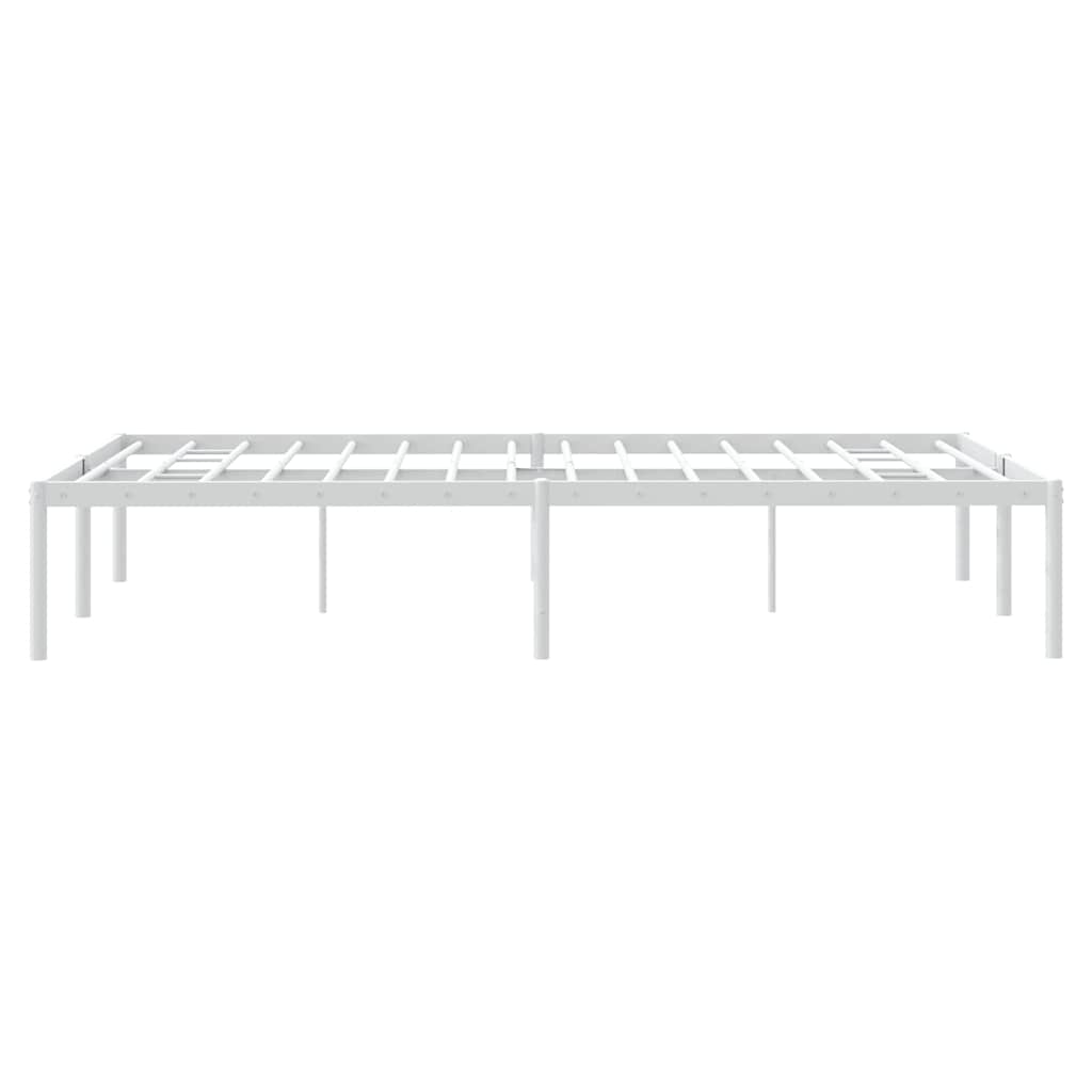 Bettgestell Metall Schwarz 75x190 cm