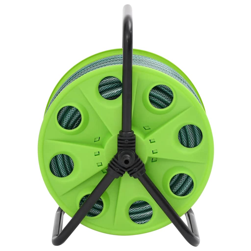 Schlauchtrommel Freistehend Grün mit 20 m Schlauch PVC