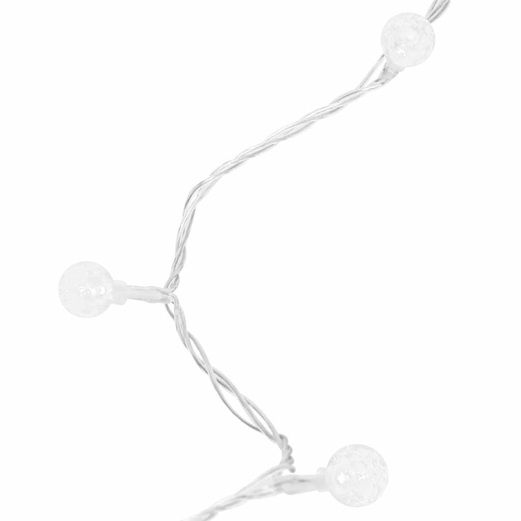 Lichterkette Kugeln 20 m 200 LED Warmweiß 8 Funktionen