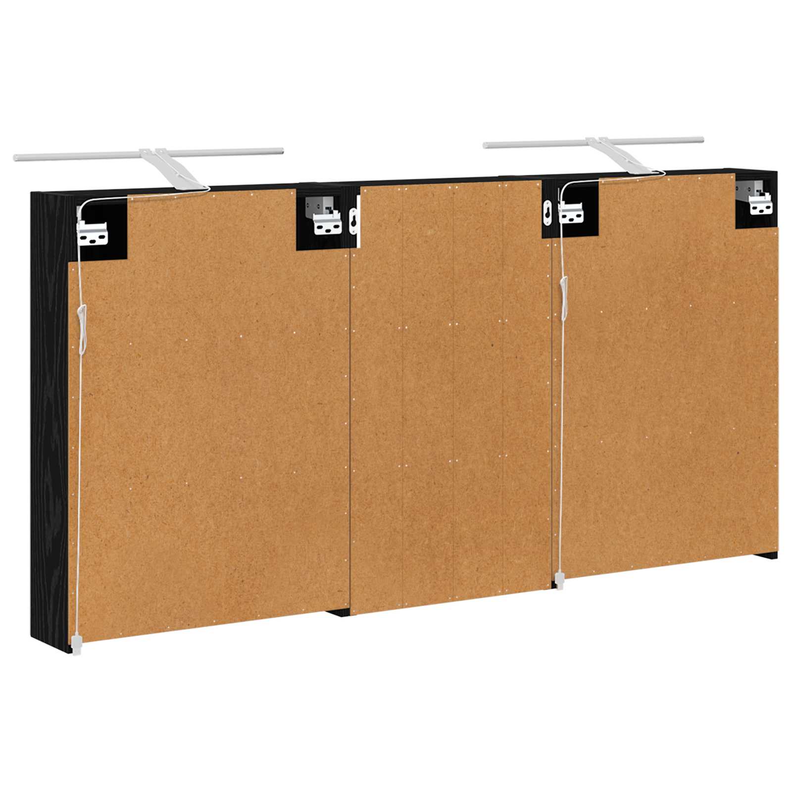 Badezimmerschrank-Set 3 pcs 80 x 10,5 x 50 cm Holzwerkstoff