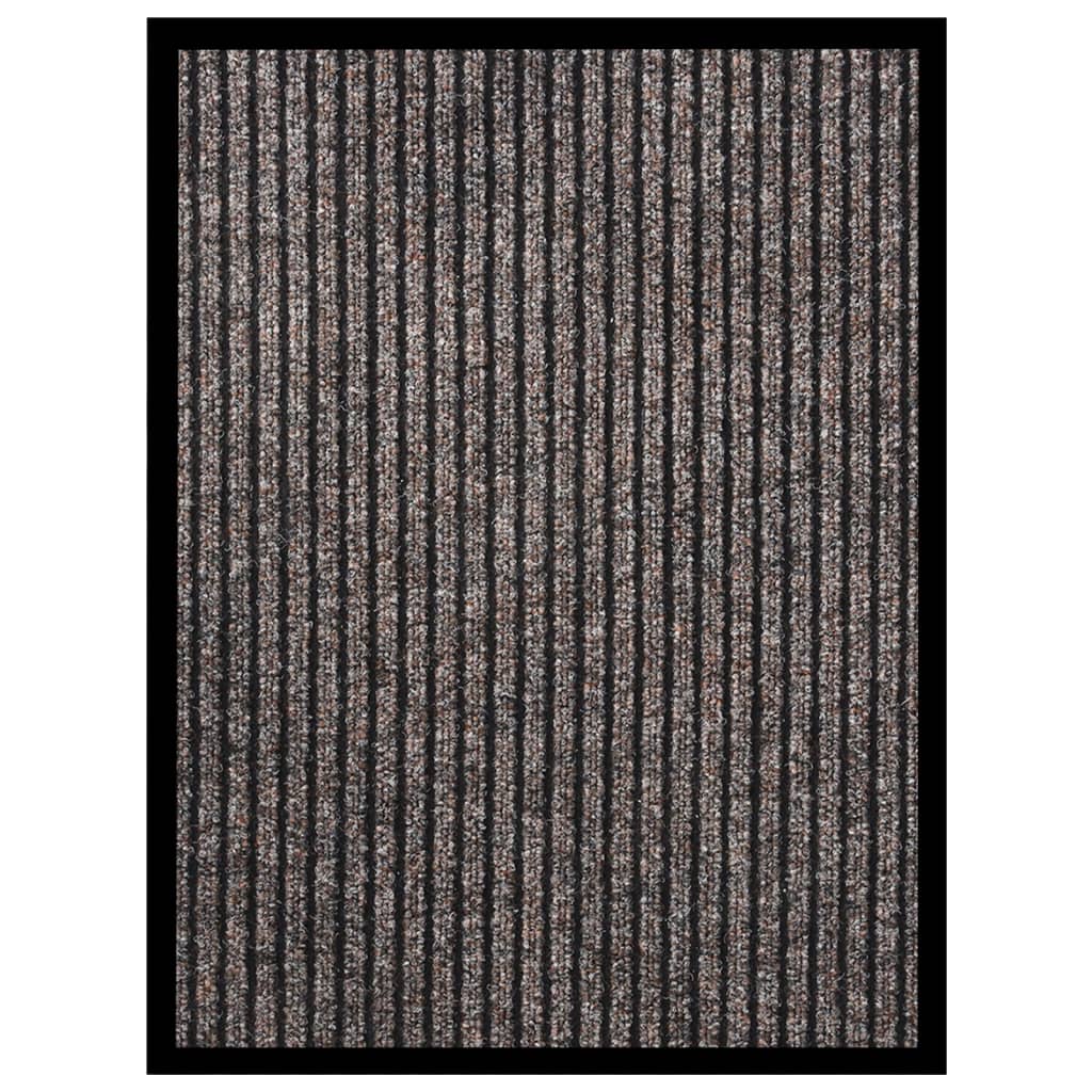 Fußmatte Gestreift Grau 60x80 cm
