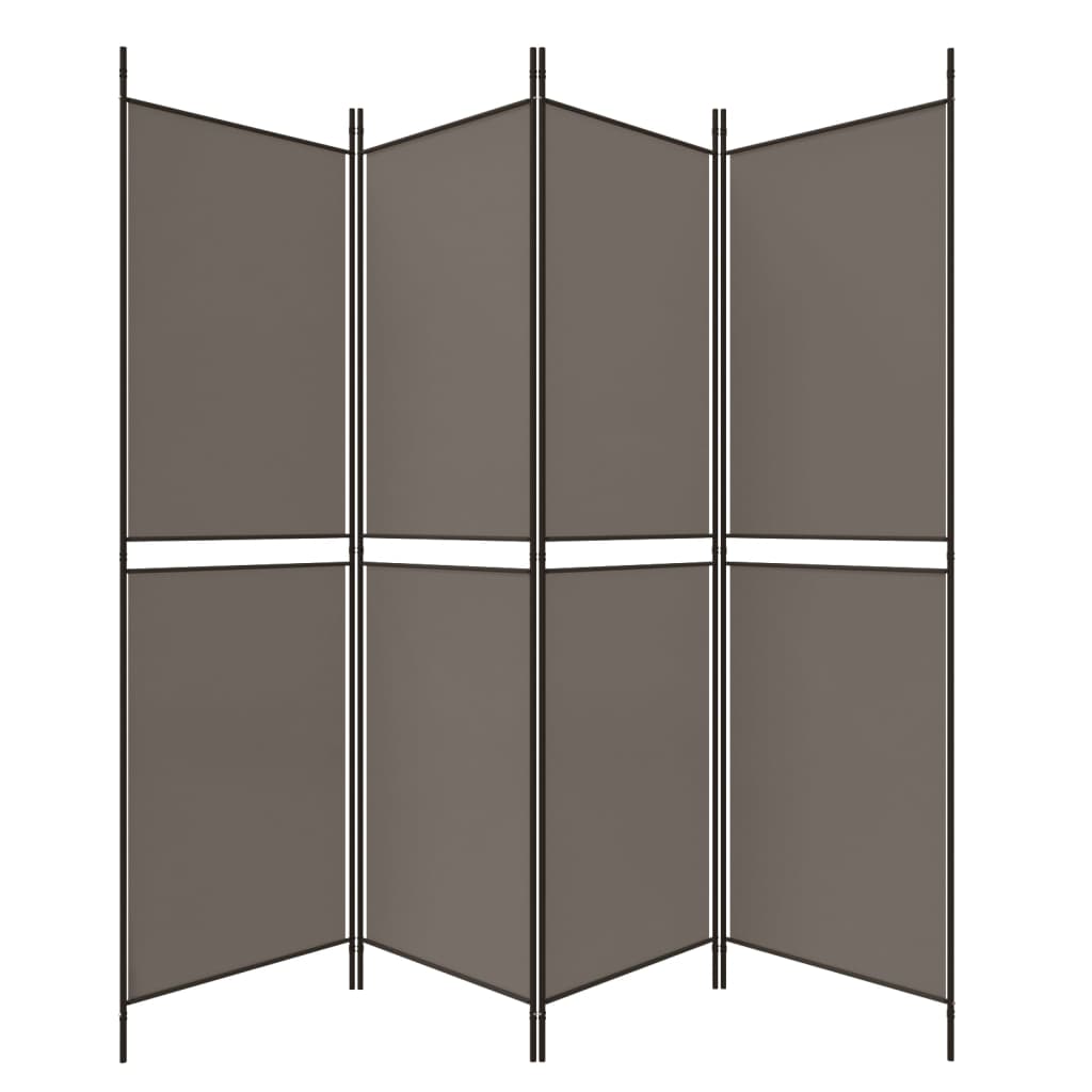 3-teiliger Raumteiler Beige 150 x 180 cm Stoff