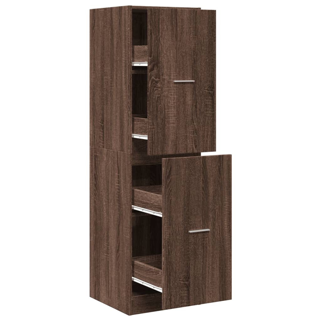 Apothekerschrank Weiß 30 x 41 x 174,5 cm Holzwerkstoff