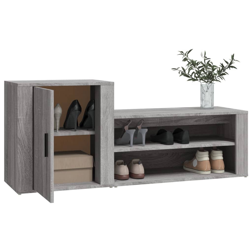 Schuhschrank Weiß 130x35x54 cm Holzwerkstoff