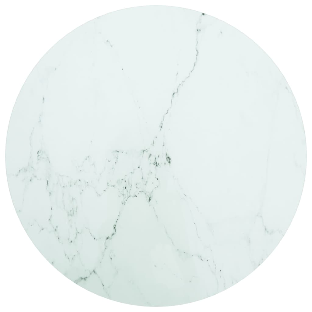 Tischplatte aus gehärtetem Glas quadratisch 700x700 mm