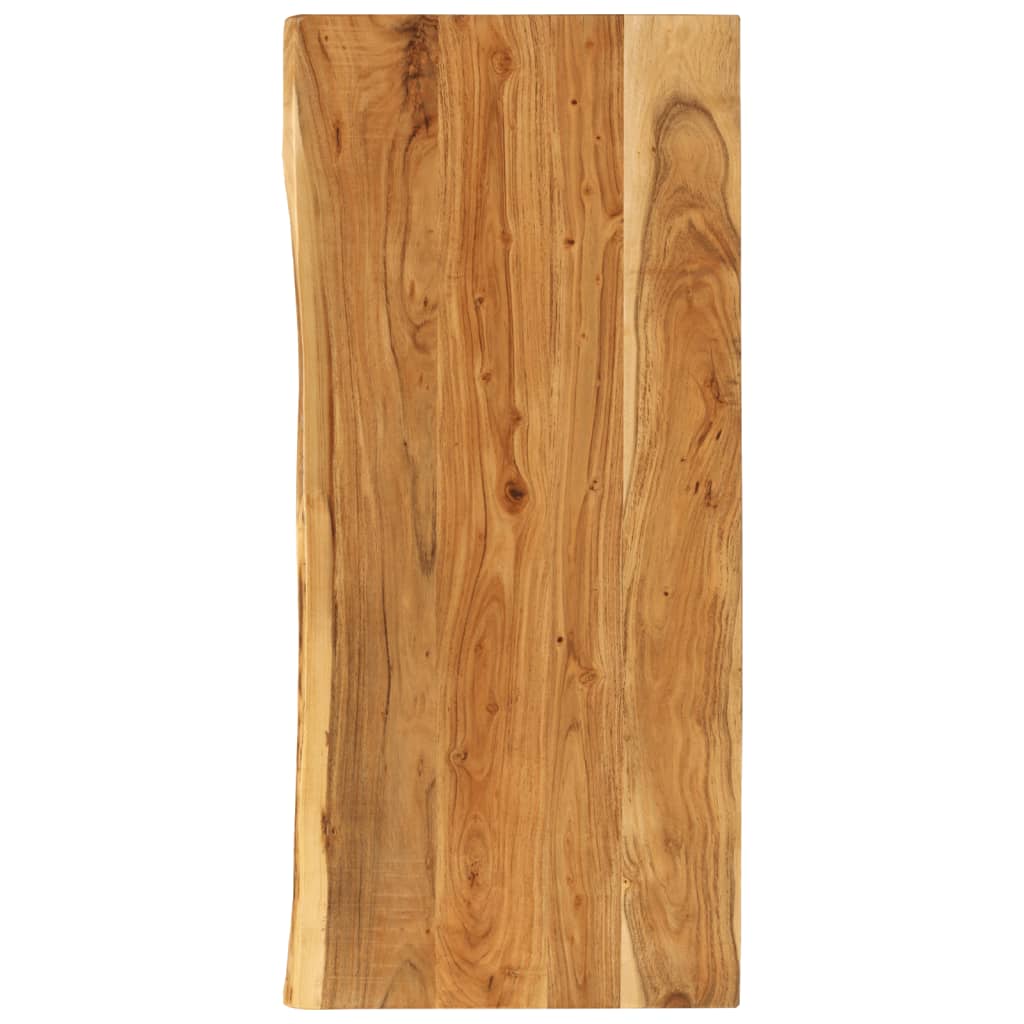 Badezimmer-Waschtischplatte Massivholz Akazie 100x52x2,5 cm